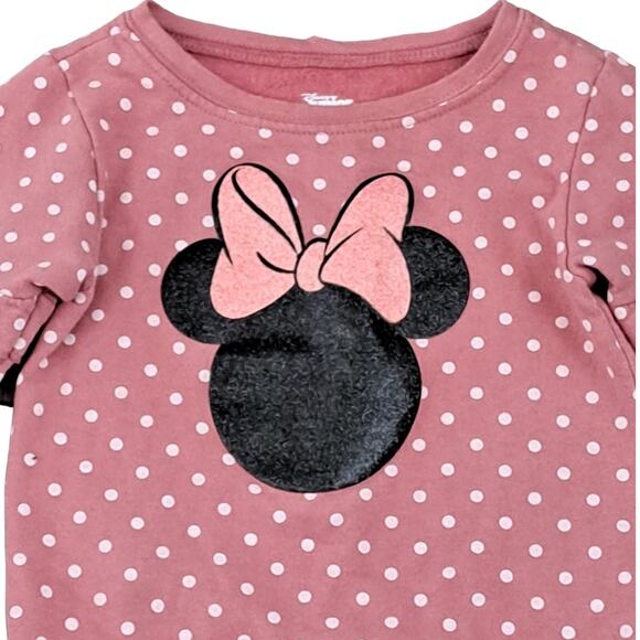 2 For $5 Disney Minnie Mouse Sweatshirt Size 3T - Picture 2 of 7